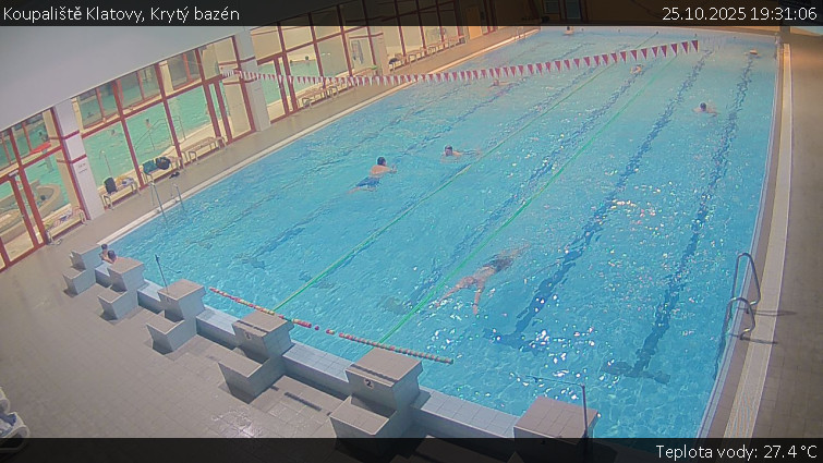 Koupaliště Klatovy - Krytý bazén - 25.10.2025 v 19:31 Koupaliště Klatovy - Krytý bazén - 25.10.2025 v 19:31