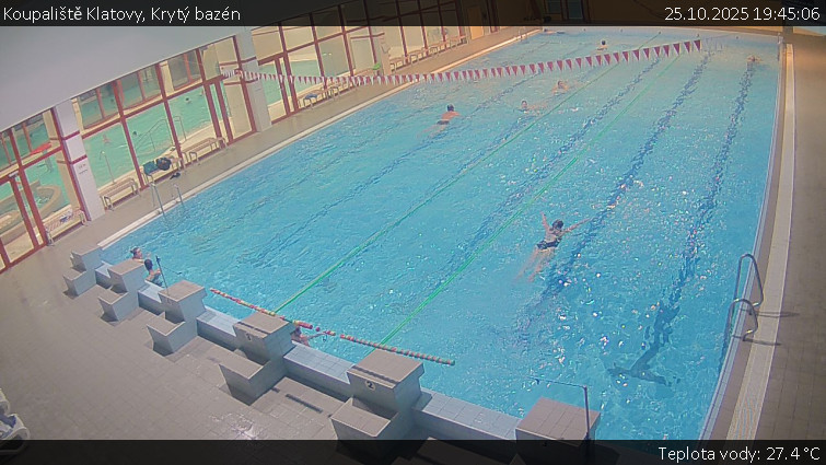 Koupaliště Klatovy - Krytý bazén - 25.10.2025 v 19:45 Koupaliště Klatovy - Krytý bazén - 25.10.2025 v 19:45