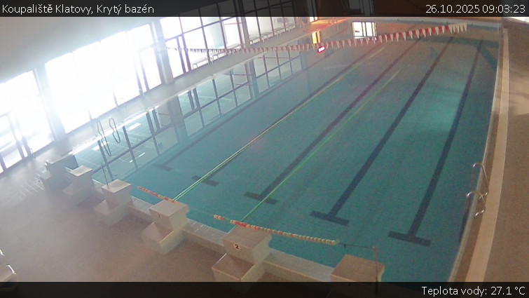 Koupaliště Klatovy - Krytý bazén - 26.10.2025 v 09:03 Koupaliště Klatovy - Krytý bazén - 26.10.2025 v 09:03
