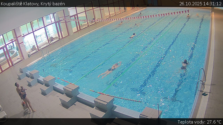 Koupaliště Klatovy - Krytý bazén - 26.10.2025 v 14:31 Koupaliště Klatovy - Krytý bazén - 26.10.2025 v 14:31