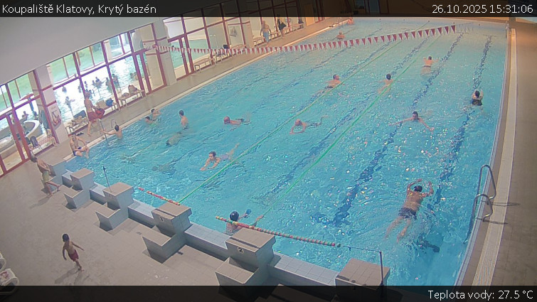 Koupaliště Klatovy - Krytý bazén - 26.10.2025 v 15:31 Koupaliště Klatovy - Krytý bazén - 26.10.2025 v 15:31
