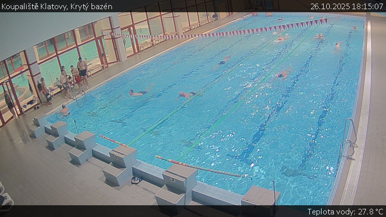 Koupaliště Klatovy - Krytý bazén - 26.10.2025 v 18:15 Koupaliště Klatovy - Krytý bazén - 26.10.2025 v 18:15