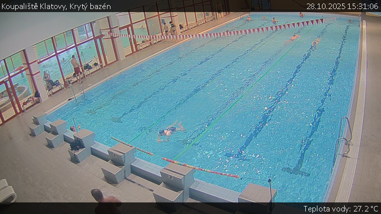Koupaliště Klatovy - Krytý bazén - 28.10.2025 v 15:31 Koupaliště Klatovy - Krytý bazén - 28.10.2025 v 15:31