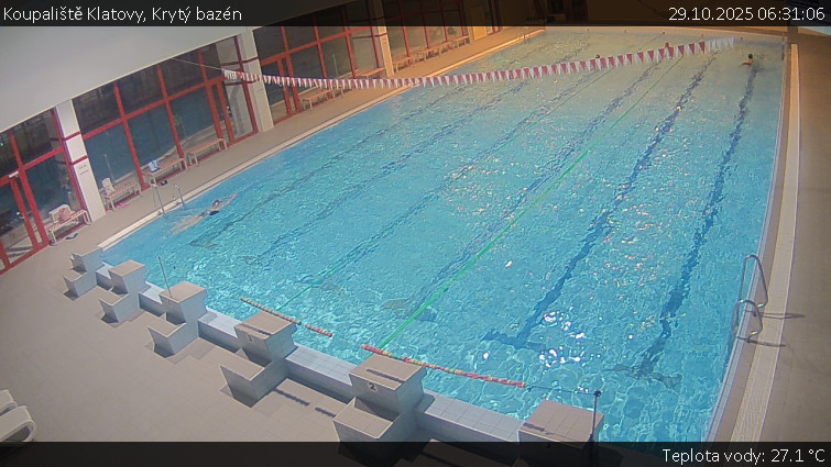 Koupaliště Klatovy - Krytý bazén - 29.10.2025 v 06:31 Koupaliště Klatovy - Krytý bazén - 29.10.2025 v 06:31