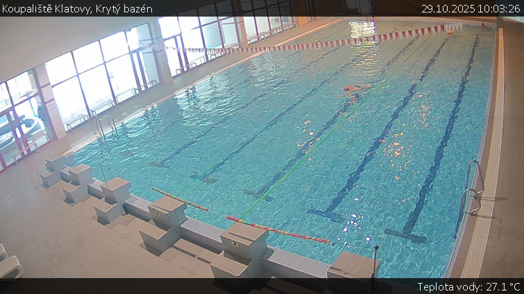 Koupaliště Klatovy - Krytý bazén - 29.10.2025 v 10:03 Koupaliště Klatovy - Krytý bazén - 29.10.2025 v 10:03