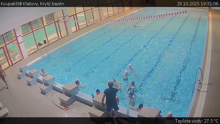 Koupaliště Klatovy - Krytý bazén - 29.10.2025 v 19:31 Koupaliště Klatovy - Krytý bazén - 29.10.2025 v 19:31