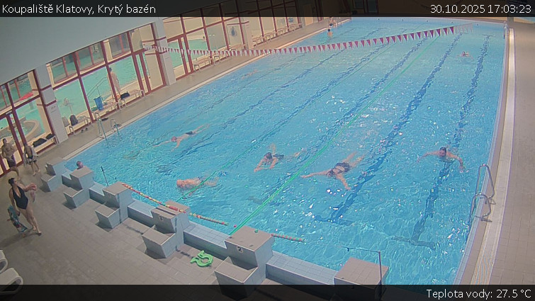 Koupaliště Klatovy - Krytý bazén - 30.10.2025 v 17:03 Koupaliště Klatovy - Krytý bazén - 30.10.2025 v 17:03