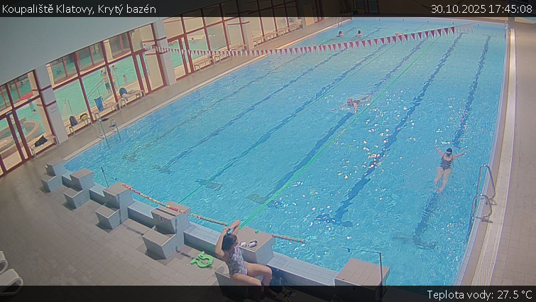 Koupaliště Klatovy - Krytý bazén - 30.10.2025 v 17:45 Koupaliště Klatovy - Krytý bazén - 30.10.2025 v 17:45