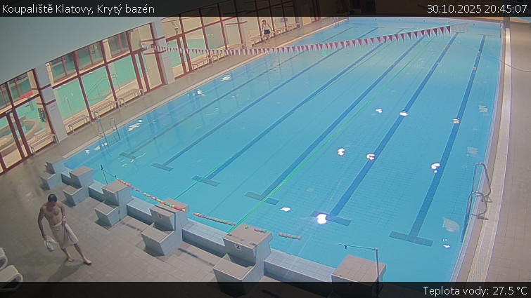 Koupaliště Klatovy - Krytý bazén - 30.10.2025 v 20:45 Koupaliště Klatovy - Krytý bazén - 30.10.2025 v 20:45