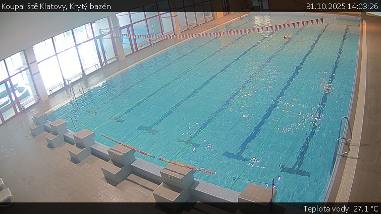 Koupaliště Klatovy - Krytý bazén - 31.10.2025 v 14:03 Koupaliště Klatovy - Krytý bazén - 31.10.2025 v 14:03