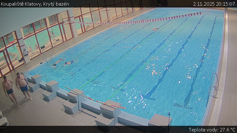 Koupaliště Klatovy - Krytý bazén - 2.11.2025 v 20:15 Koupaliště Klatovy - Krytý bazén - 2.11.2025 v 20:15