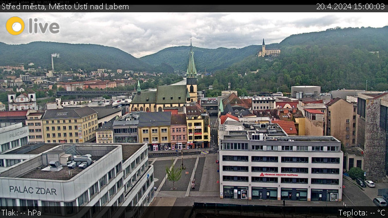 Město Ústí nad Labem - Střed města - 20.4.2024 v 15:00