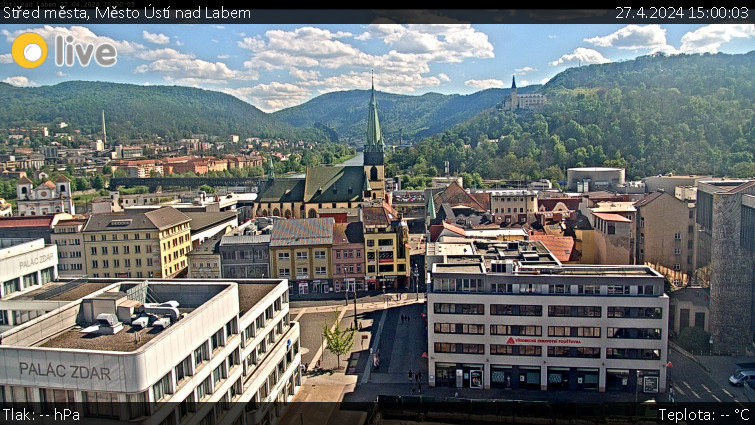 Město Ústí nad Labem - Střed města - 27.4.2024 v 15:00
