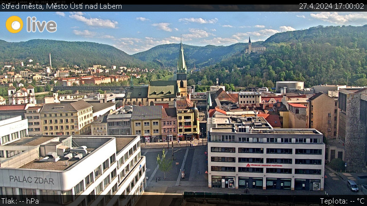 Město Ústí nad Labem - Střed města - 27.4.2024 v 17:00