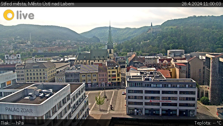 Město Ústí nad Labem - Střed města - 28.4.2024 v 11:00