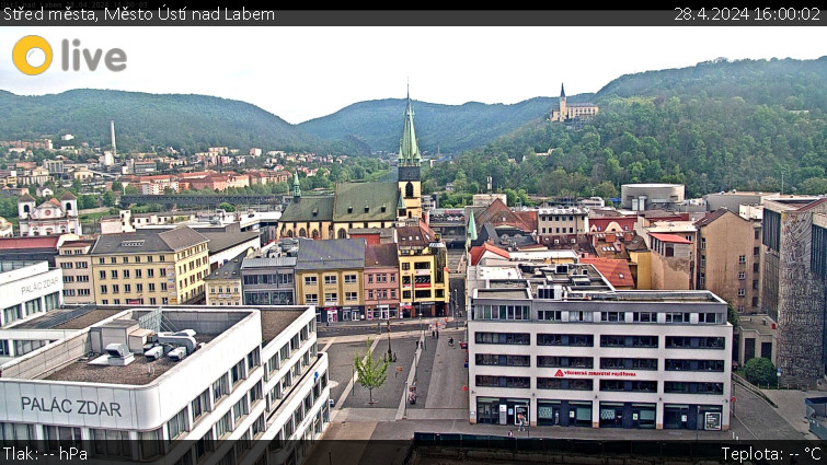 Město Ústí nad Labem - Střed města - 28.4.2024 v 16:00