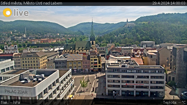 Město Ústí nad Labem - Střed města - 29.4.2024 v 14:00