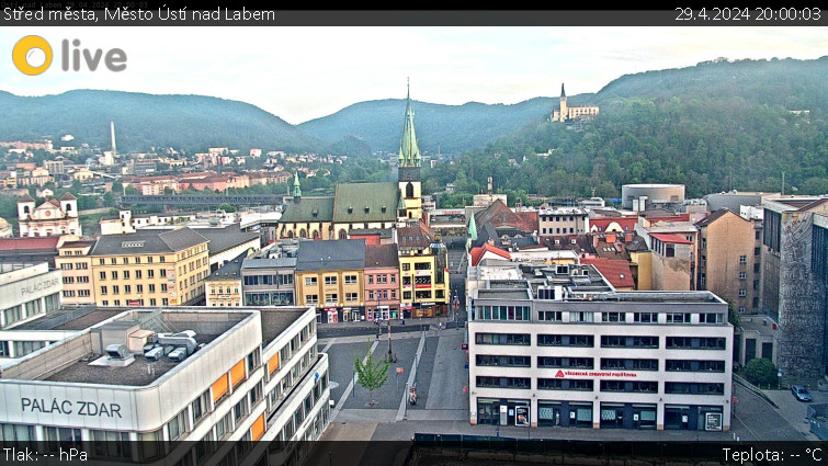 Město Ústí nad Labem - Střed města - 29.4.2024 v 20:00