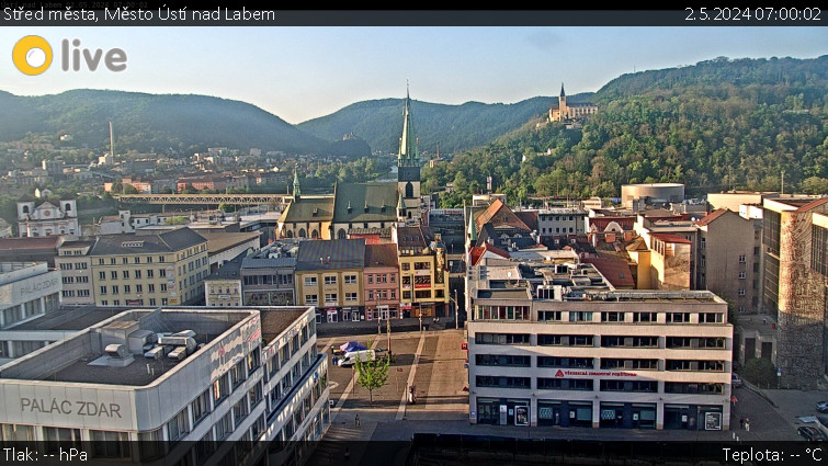 Město Ústí nad Labem - Střed města - 2.5.2024 v 07:00