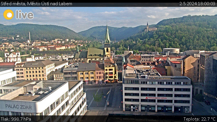 Město Ústí nad Labem - Střed města - 2.5.2024 v 18:00
