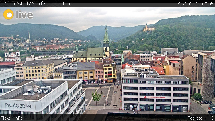 Město Ústí nad Labem - Střed města - 3.5.2024 v 11:00