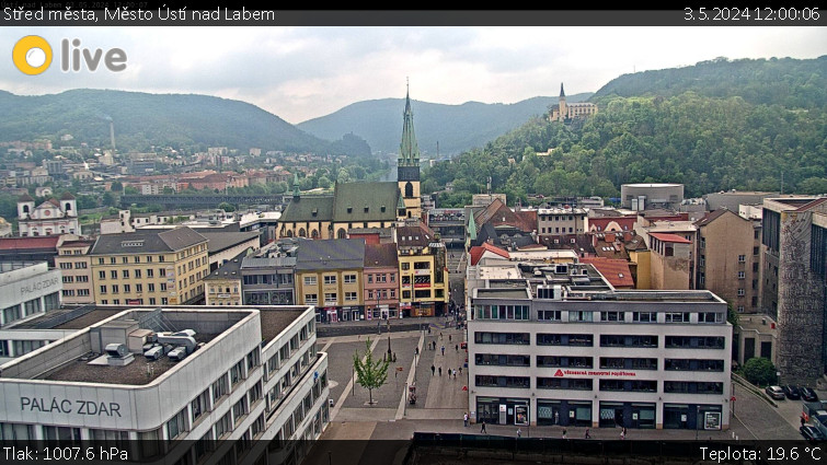 Město Ústí nad Labem - Střed města - 3.5.2024 v 12:00