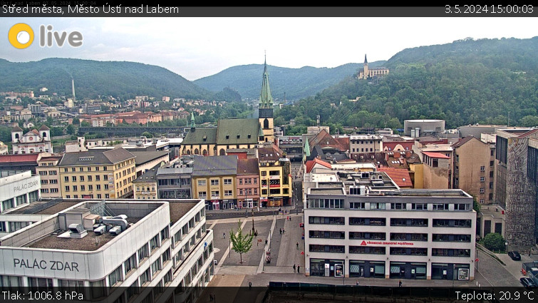 Město Ústí nad Labem - Střed města - 3.5.2024 v 15:00