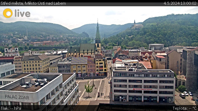 Město Ústí nad Labem - Střed města - 4.5.2024 v 13:00
