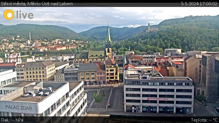 Město Ústí nad Labem - Střed města - 5.5.2024 v 17:00