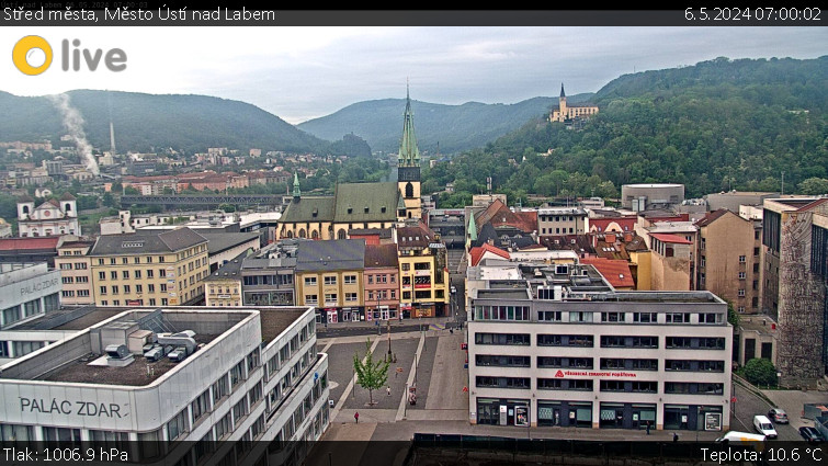 Město Ústí nad Labem - Střed města - 6.5.2024 v 07:00