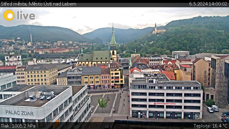 Město Ústí nad Labem - Střed města - 6.5.2024 v 14:00