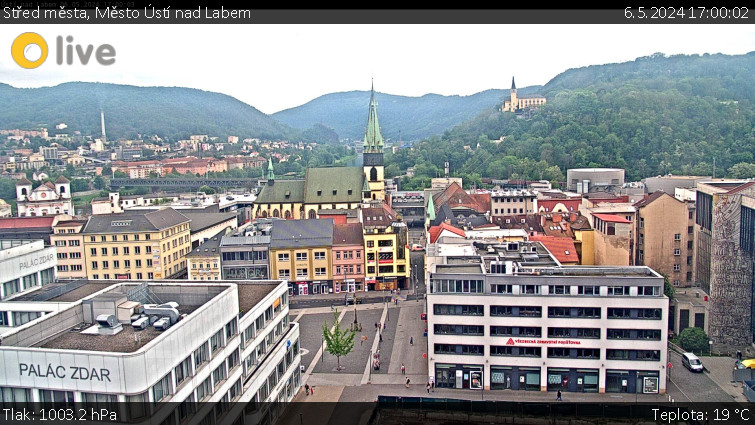 Město Ústí nad Labem - Střed města - 6.5.2024 v 17:00