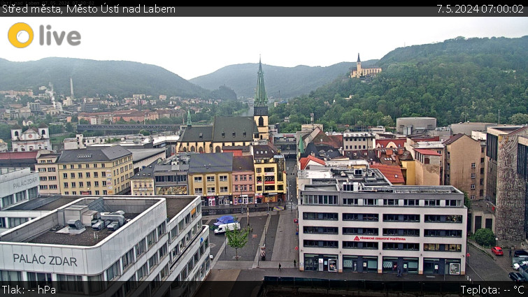 Město Ústí nad Labem - Střed města - 7.5.2024 v 07:00