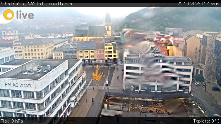 Město Ústí nad Labem - Střed města - 22.10.2025 v 12:15 Město Ústí nad Labem - Střed města - 22.10.2025 v 12:15