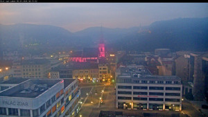 Město Ústí nad Labem - Střed města - 9.3.2026 v 06:15 Město Ústí nad Labem - Střed města - 9.3.2026 v 06:15