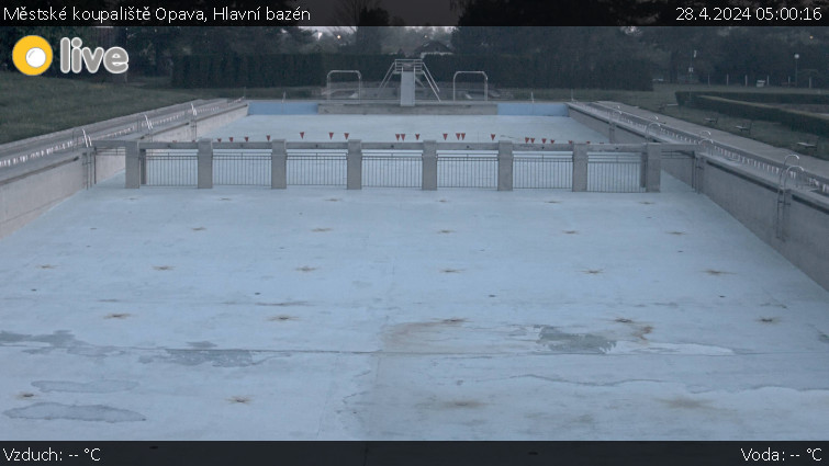 Městské koupaliště Opava - Hlavní bazén - 28.4.2024 v 05:00