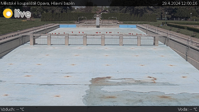 Městské koupaliště Opava - Hlavní bazén - 29.4.2024 v 12:00