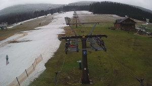 Horské atrakce Ramzová - Dolní část sjezdovky Skiareálu Ramzová - 1.1.2024 v 10:15 Horské atrakce Ramzová - Dolní část sjezdovky Skiareálu Ramzová - 1.1.2024 v 10:15