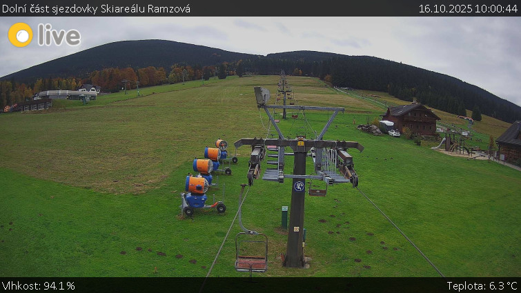 Horské atrakce Ramzová - Dolní část sjezdovky Skiareálu Ramzová - 16.10.2025 v 10:00 Horské atrakce Ramzová - Dolní část sjezdovky Skiareálu Ramzová - 16.10.2025 v 10:00