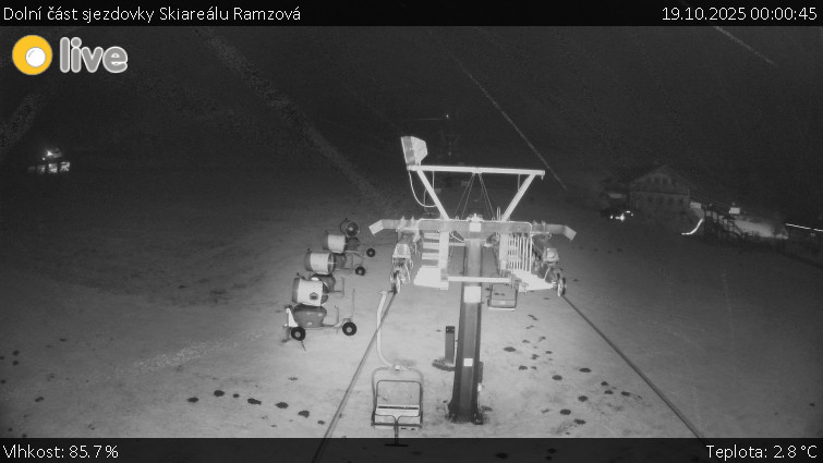 Horské atrakce Ramzová - Dolní část sjezdovky Skiareálu Ramzová - 19.10.2025 v 00:00 Horské atrakce Ramzová - Dolní část sjezdovky Skiareálu Ramzová - 19.10.2025 v 00:00