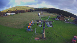 Dolní část sjezdovky Skiareálu Ramzová