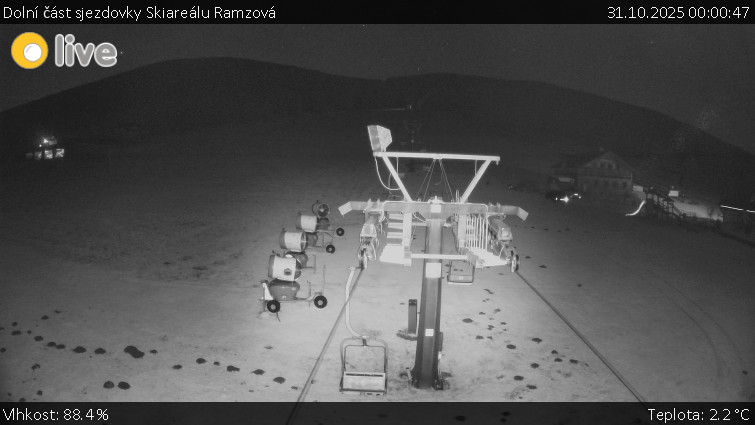 Horské atrakce Ramzová - Dolní část sjezdovky Skiareálu Ramzová - 31.10.2025 v 00:00 Horské atrakce Ramzová - Dolní část sjezdovky Skiareálu Ramzová - 31.10.2025 v 00:00