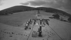 Dolní část sjezdovky Skiareálu Ramzová