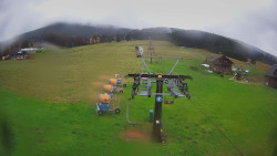 Dolní část sjezdovky Skiareálu Ramzová