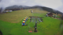 Dolní část sjezdovky Skiareálu Ramzová