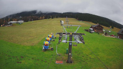 Dolní část sjezdovky Skiareálu Ramzová