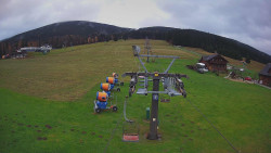 Dolní část sjezdovky Skiareálu Ramzová