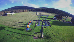 Dolní část sjezdovky Skiareálu Ramzová