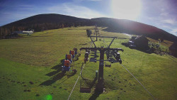 Dolní část sjezdovky Skiareálu Ramzová