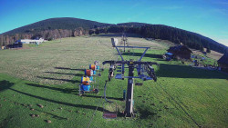 Dolní část sjezdovky Skiareálu Ramzová